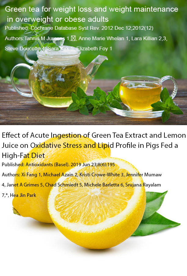 Green tea and Lemon juice extract