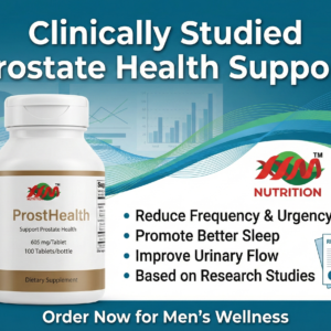 ProstHealth Fesitin (500 mg), Luteolin (5.4 mg) and Quercetin (100 mg) 100 capsules per bottle