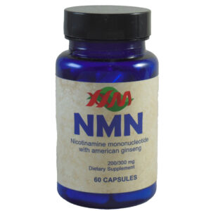 NMN (300 mg) with Ginseng (200 mg) 60 capsules per bottle