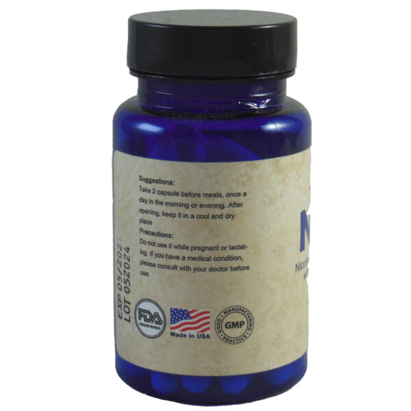 NMN (300 mg) with Ginseng (200 mg) 60 capsules per bottle - Image 2